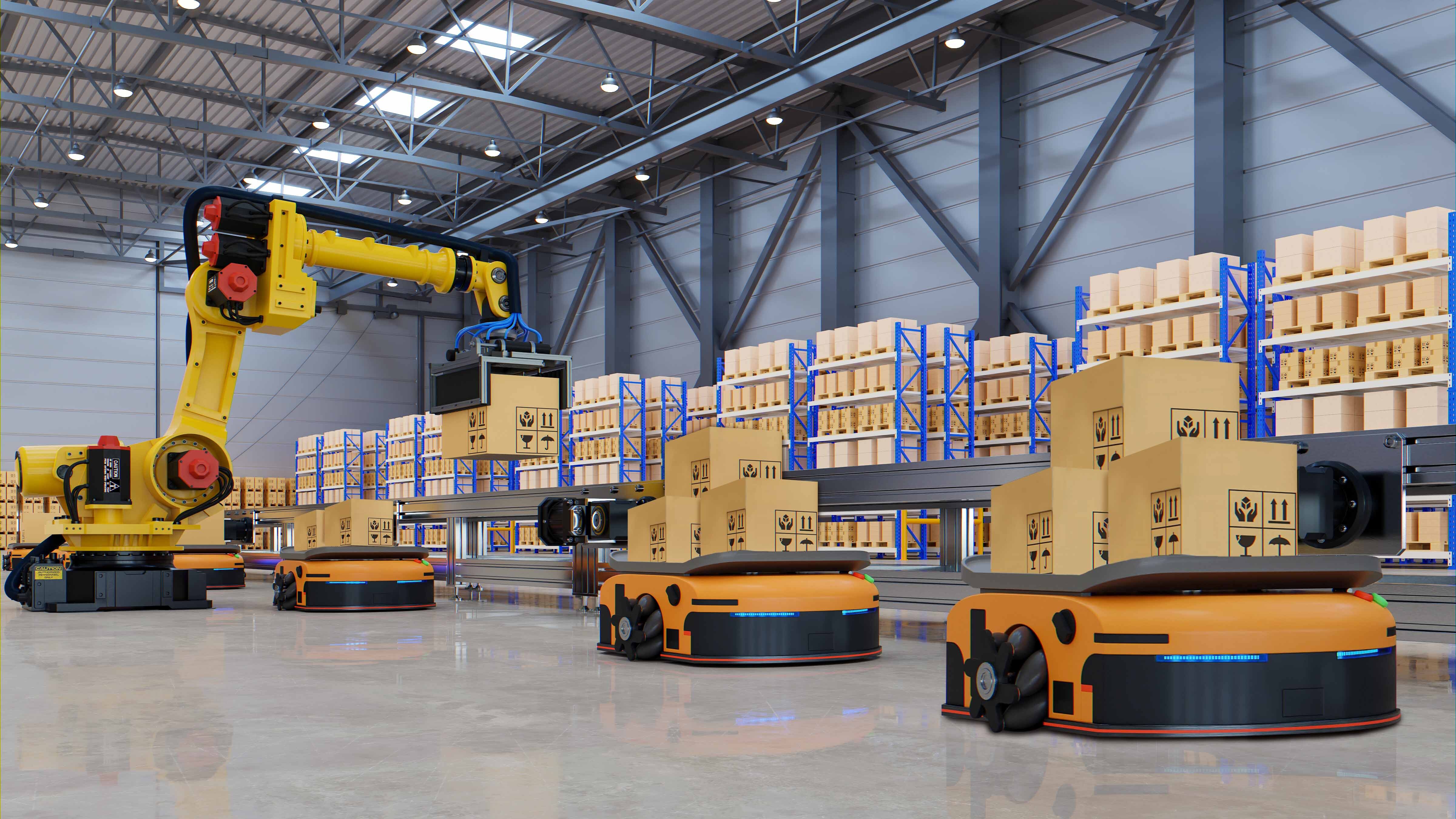 plc solution for warehouse management